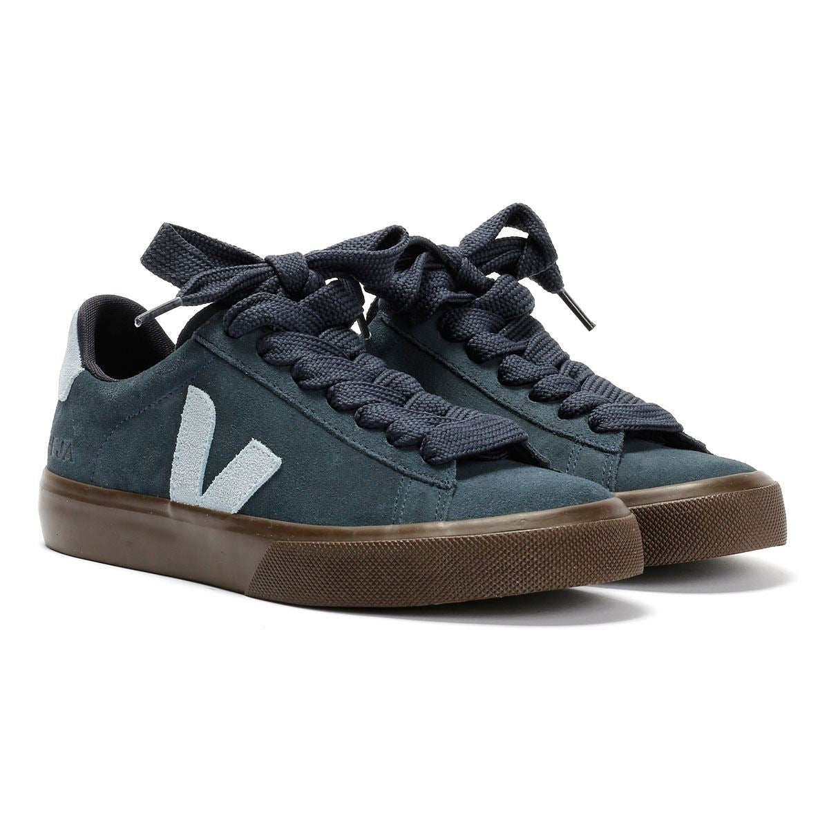 Veja Campo Suede Women's Nautico Steel Eagle Sneakers