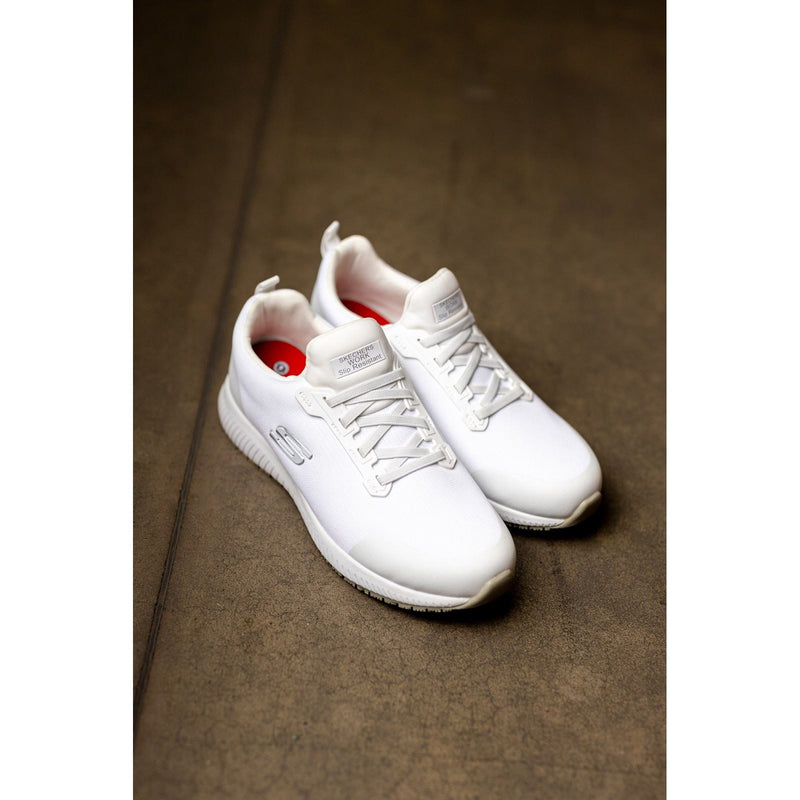 Skechers Workwear Squad SR Myton Textile Men's White Safety Sneakers