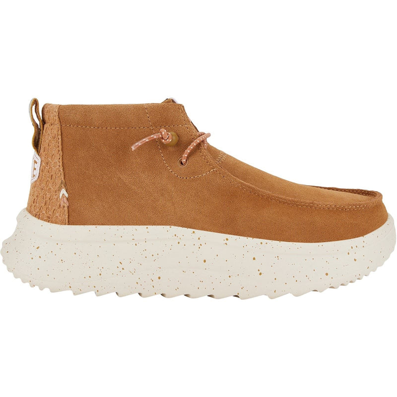 HEYDUDE Wendy Peak Hi Suede Women's Chestnut Boots