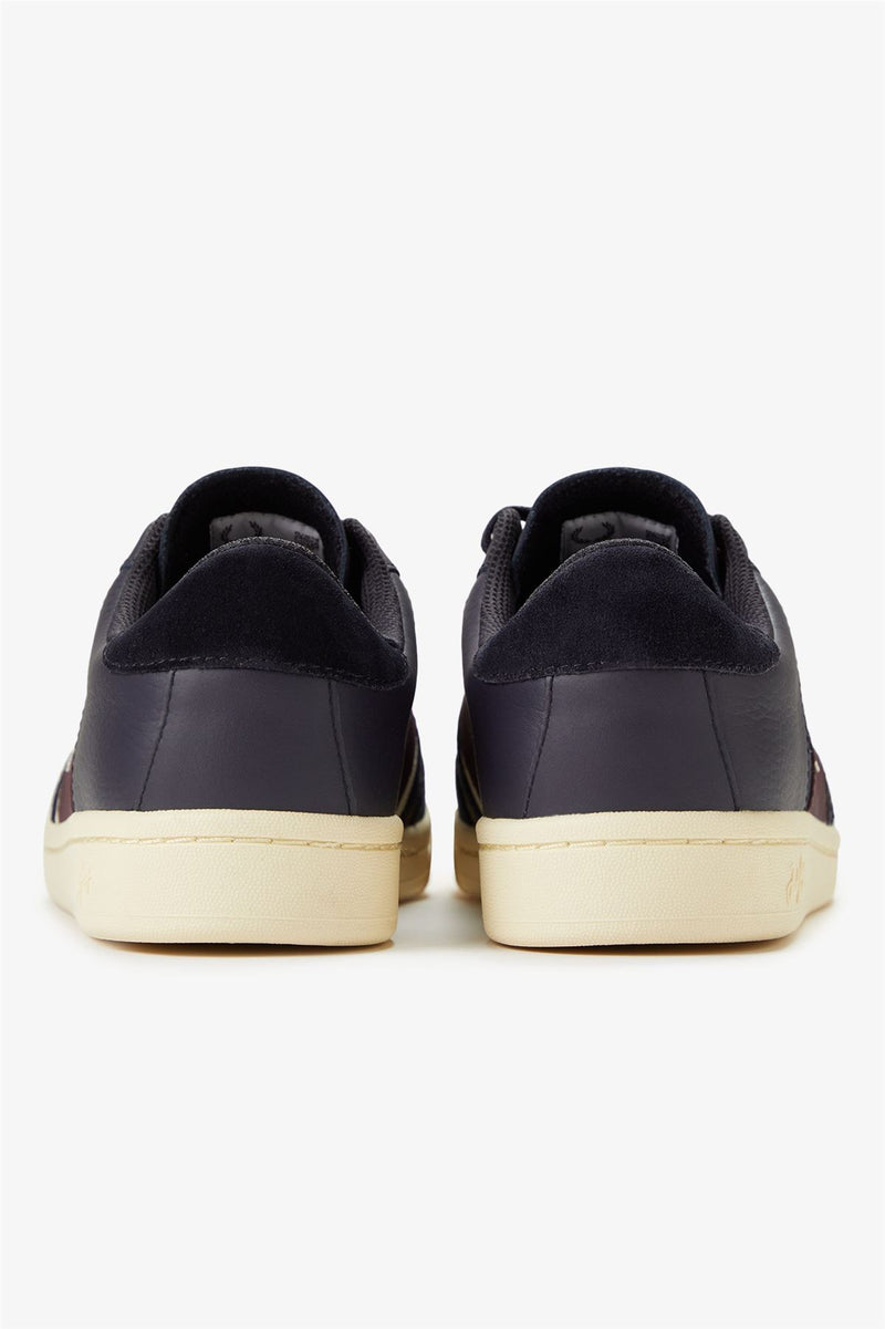Fred Perry B725 Leather Suede Men's Navy/Ecru/Oxblood Sneakers