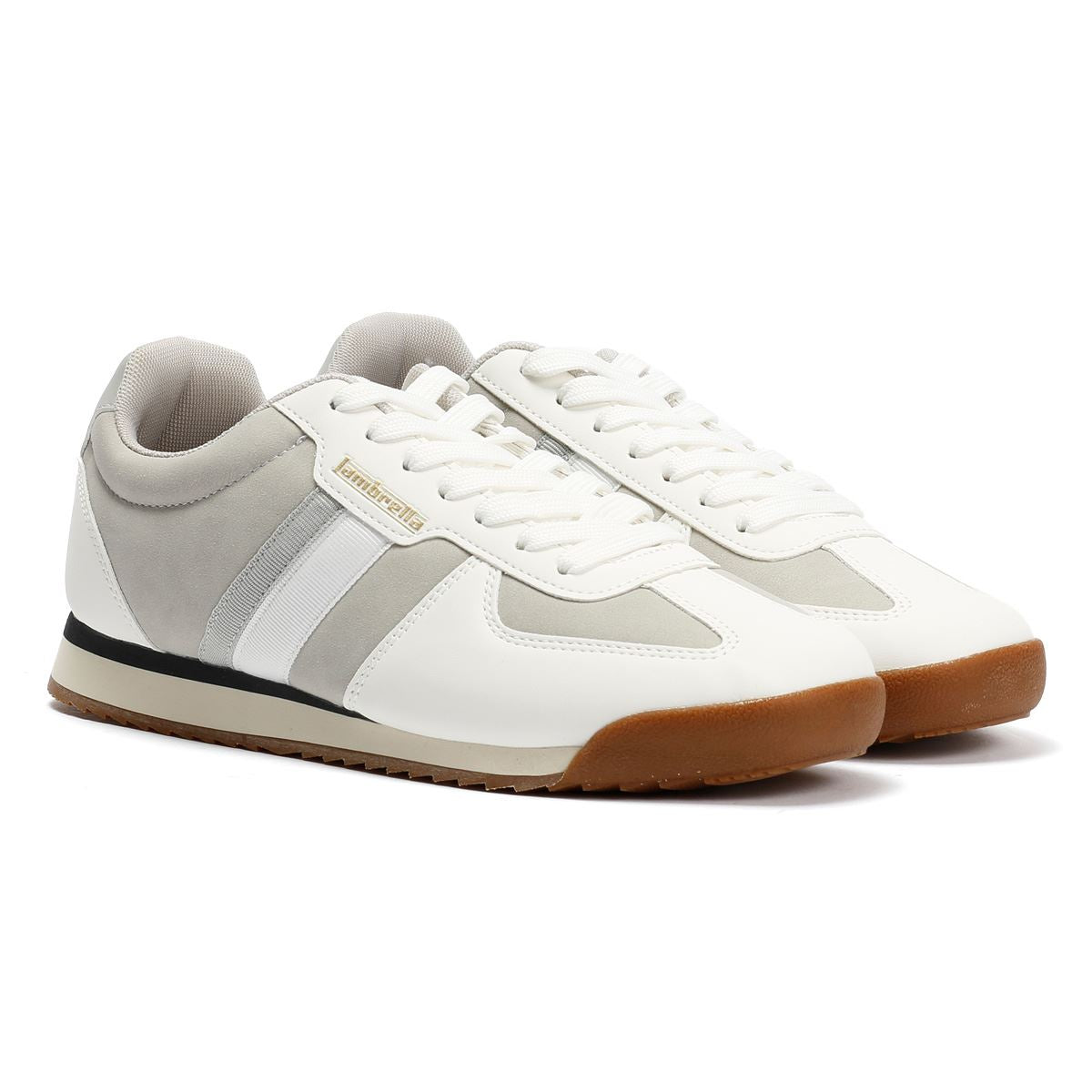 Lambretta Diego Men's White/Gray Sneakers