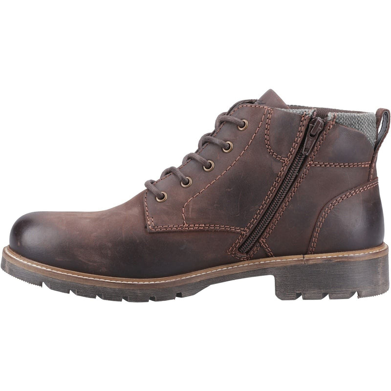 Cotswold Moreton Leather Men's Brown Ankle Boots