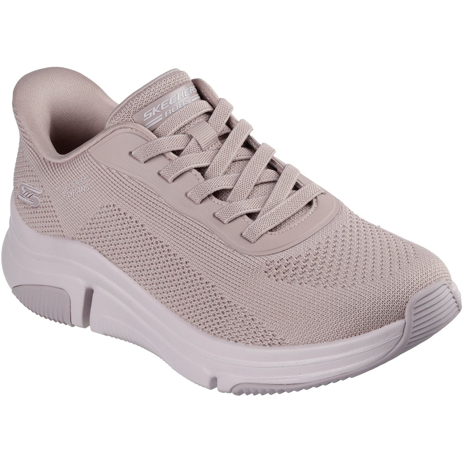 Skechers BOBS Sparrow Flex Too You Textile Women's Blush Sneakers