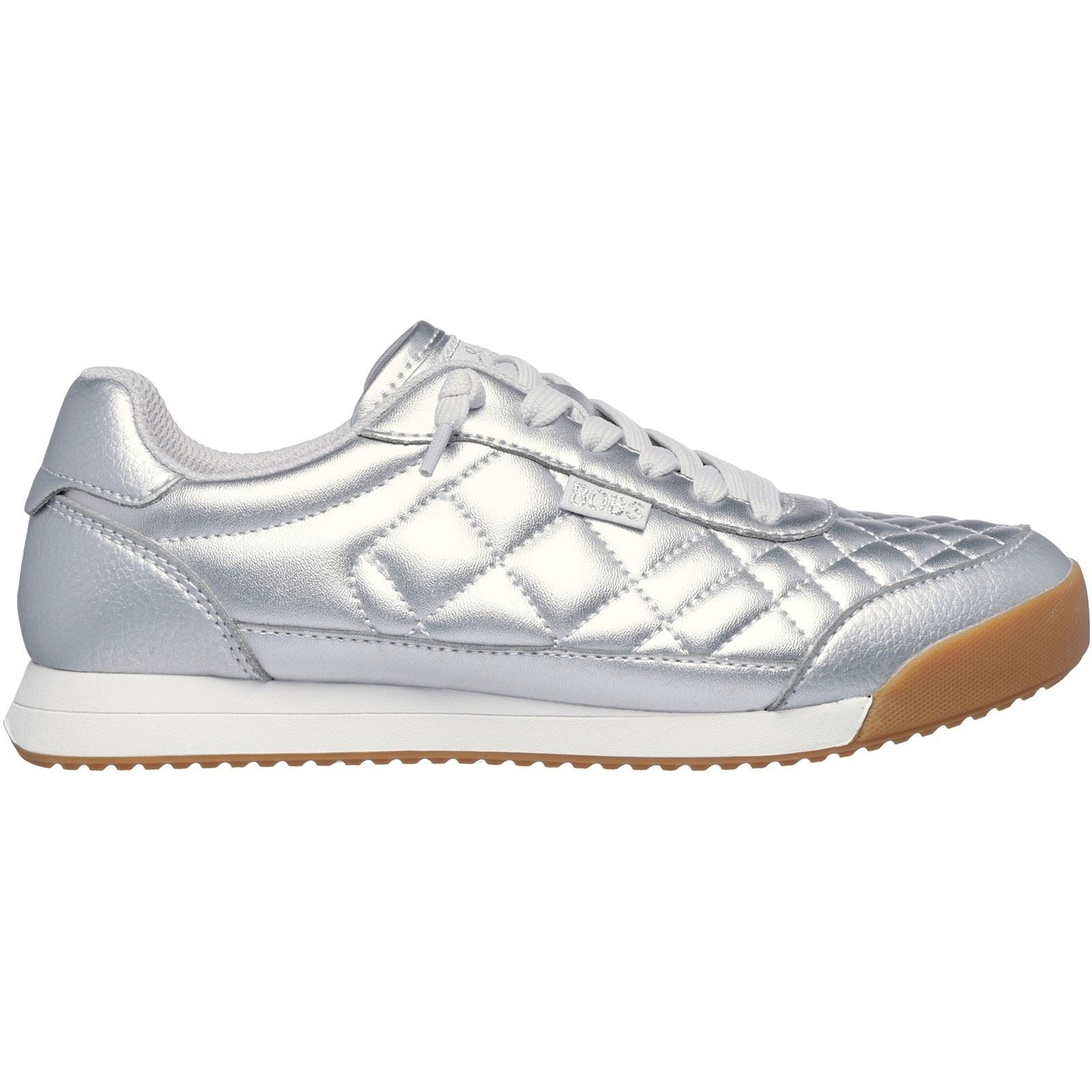 Skechers BOBS Billie Wild Comfort Synthetic Women's Silver Sneakers