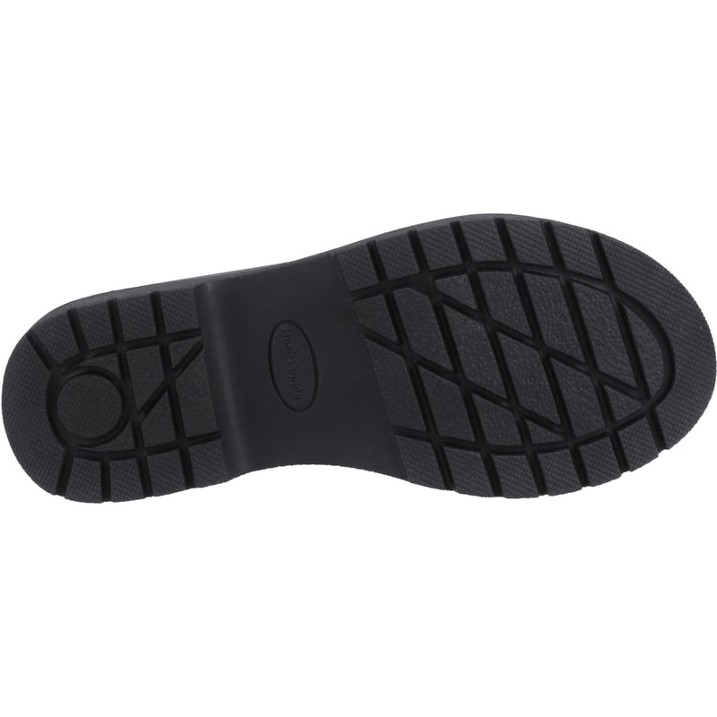 Hush Puppies Lydia Senior Leather Girls's Black Loafers