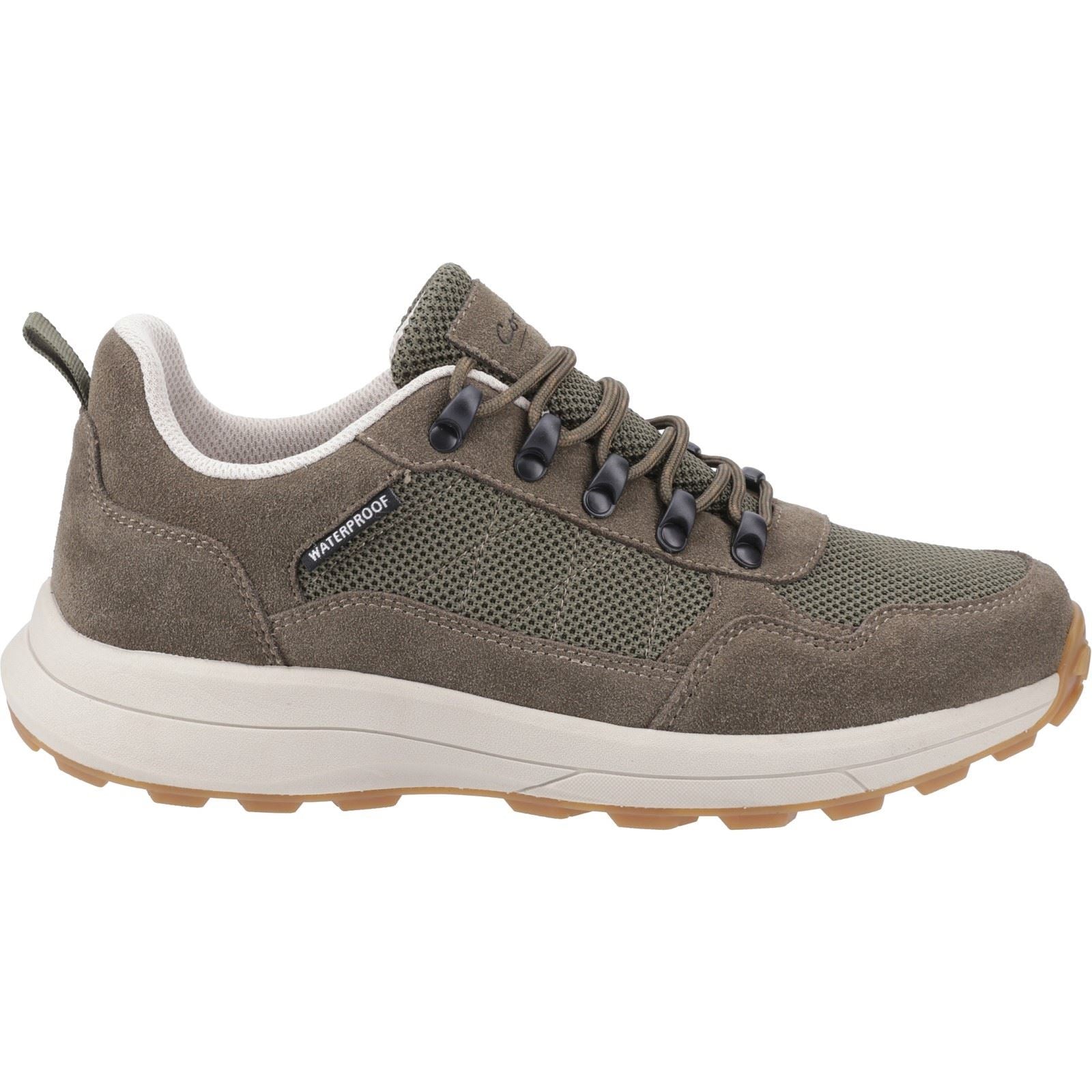 Cotswold Elmfield Suede Mesh Men's Khaki Sneakers