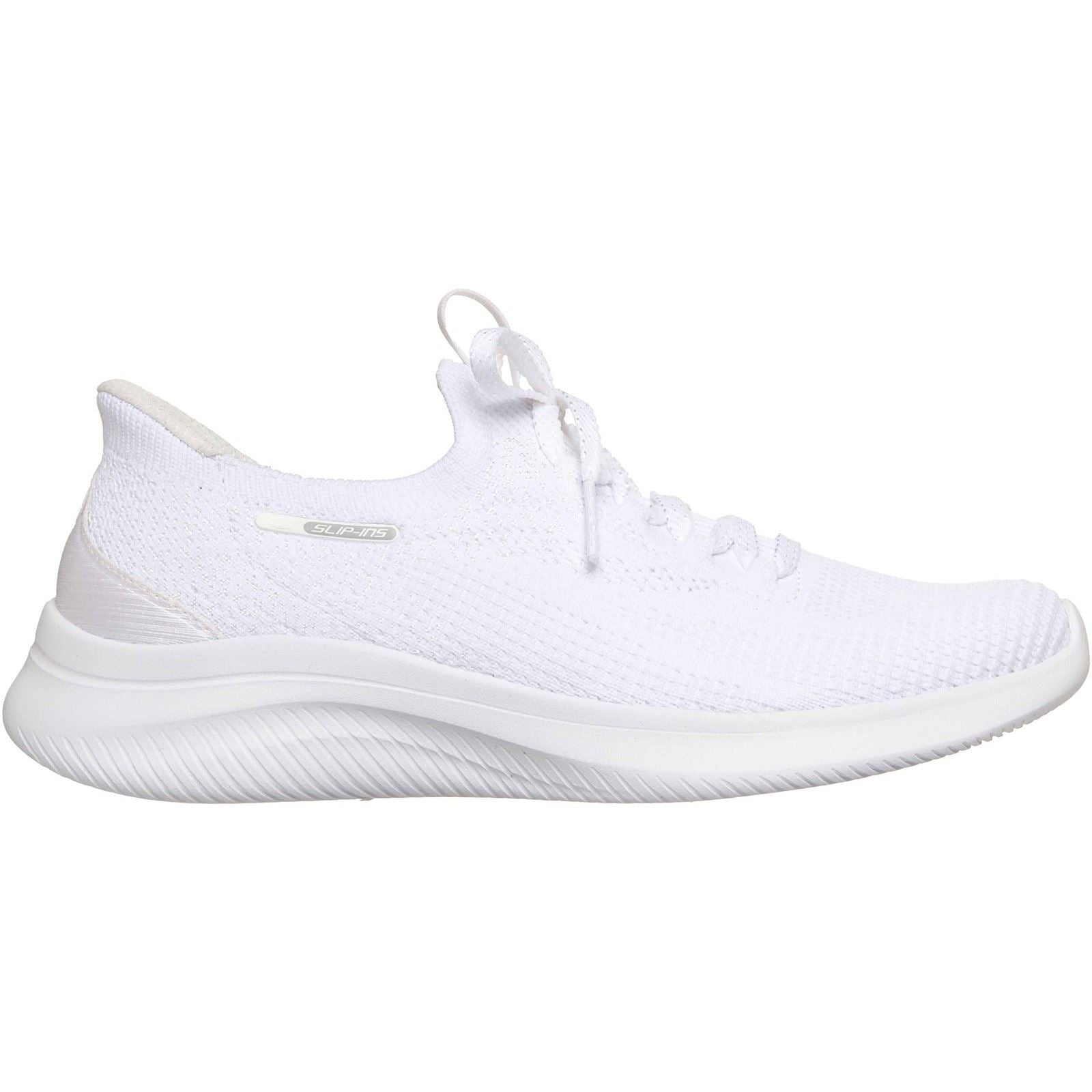 Skechers Ultra Flex 4.0 Textile Women's White Standard Trainers