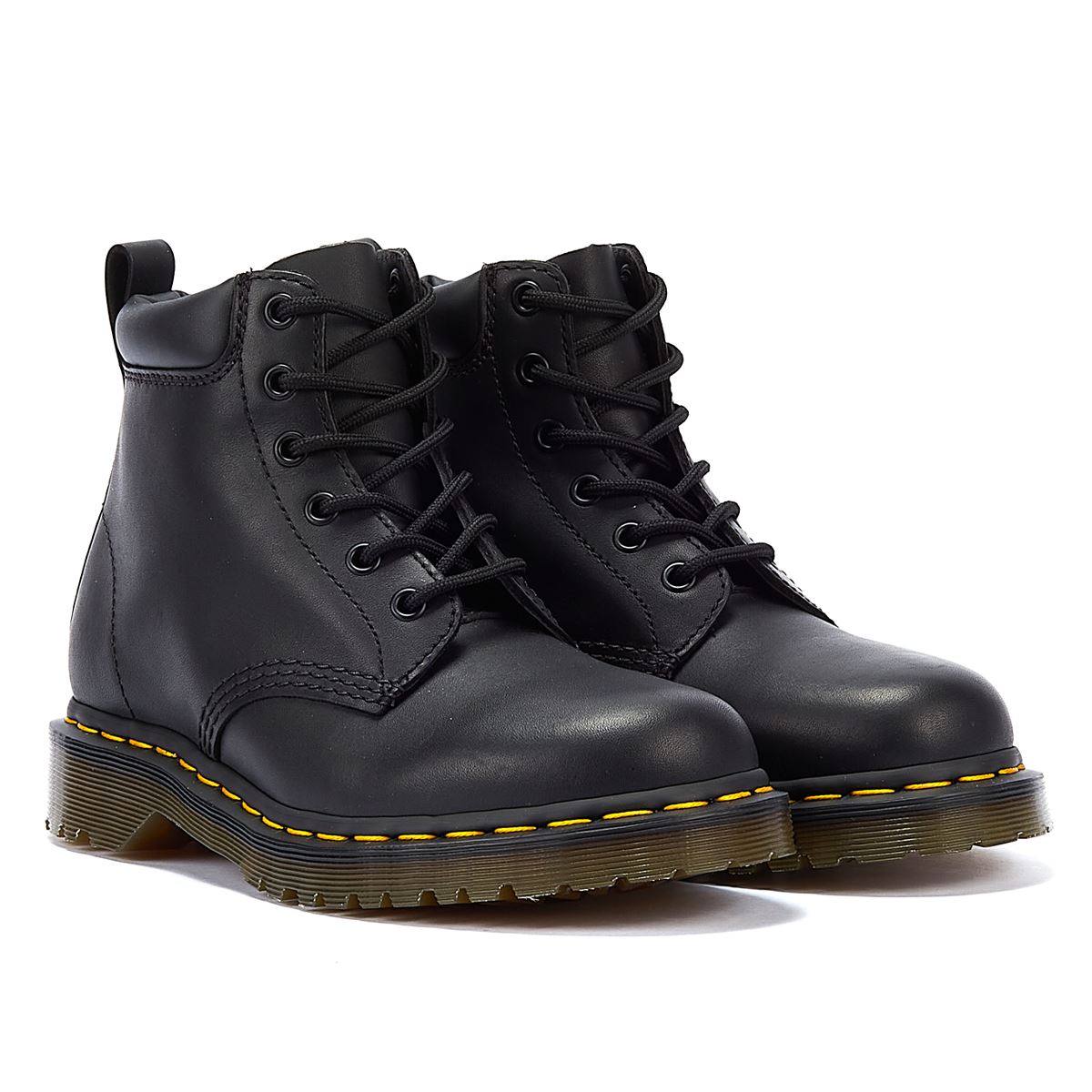 Dr. Martens 939 Ben Sole Black Greasy Leather Boots Tower London.US