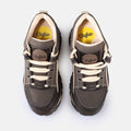 Buffalo 1339-14 Leather Women's Brown/Beige Sneakers