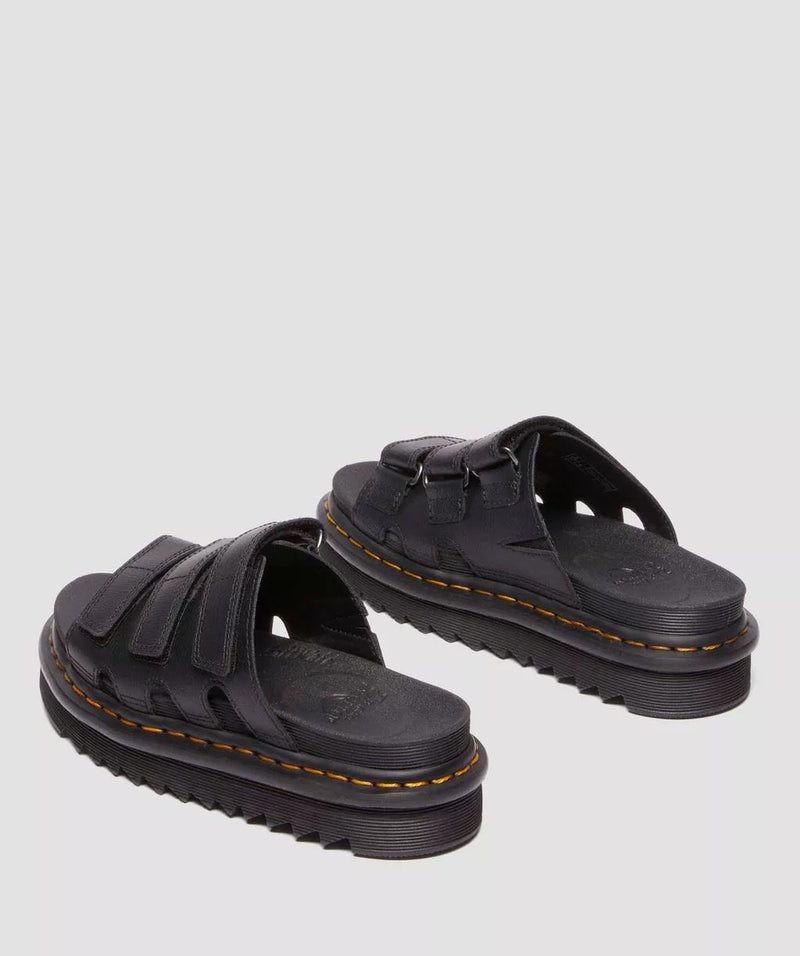 Dr. Martens Raine Athena Leather Women's Black Slides
