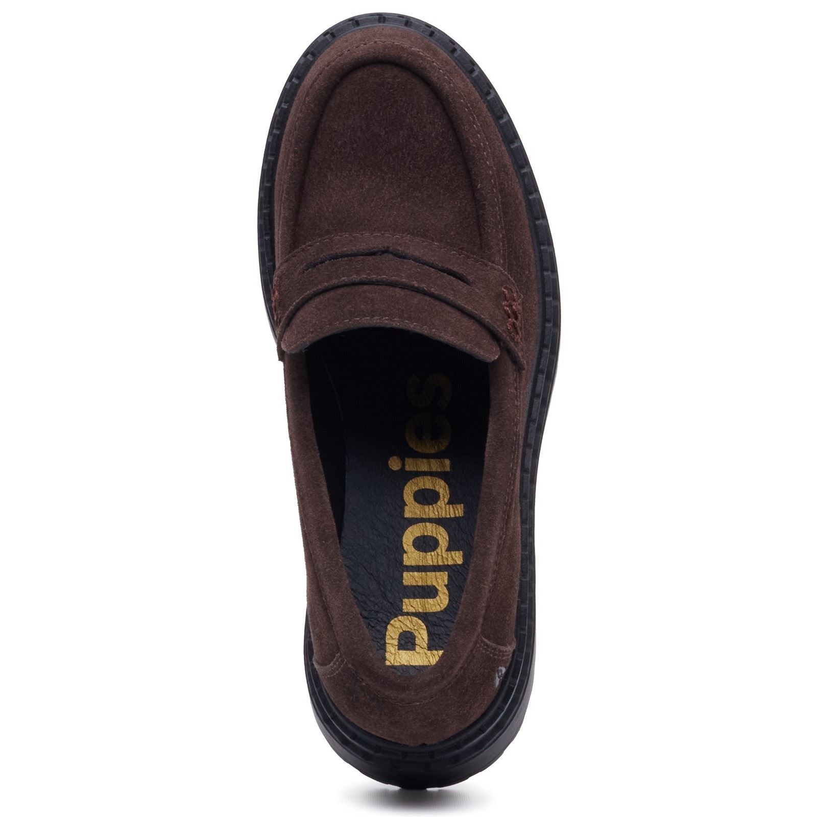 Hush Puppies Odessa Leather Women's Chocolate Loafers