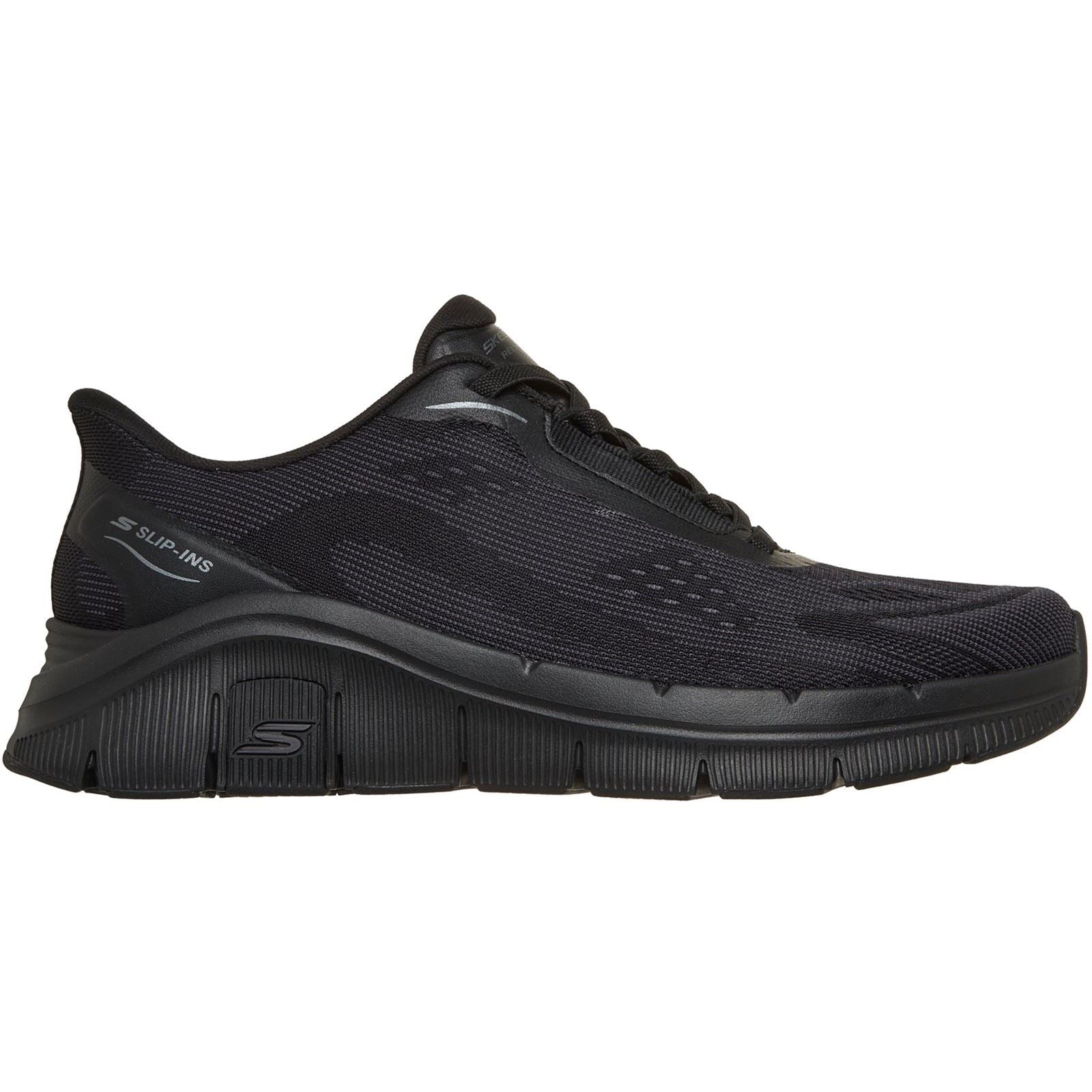 Skechers Relaxed Fit Flex Zayder Textile Men's Black Mesh/Synthetic Trainers