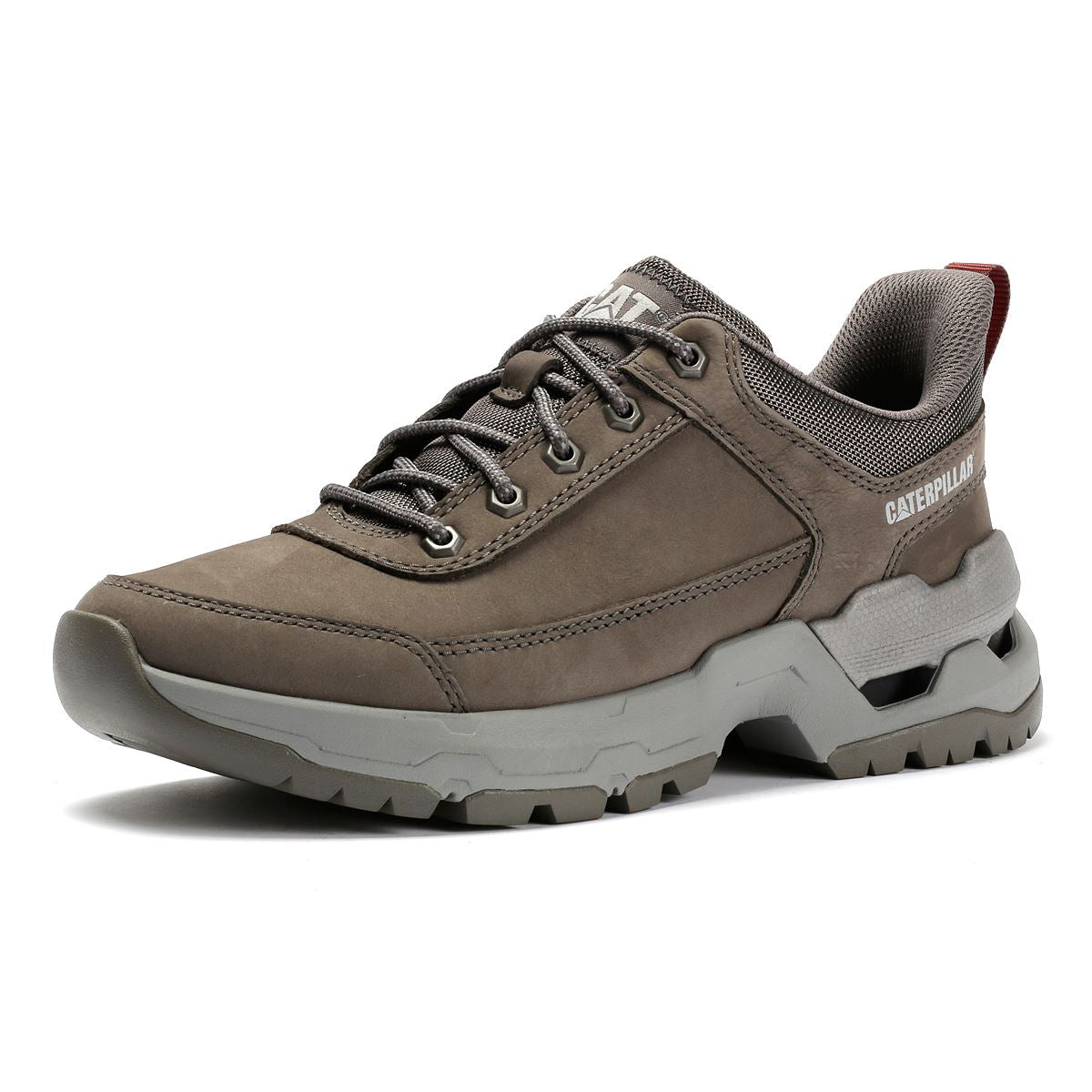 Caterpillar Surge Hiker Lo Waxy Nubuck Men's Dark Gull Gray Lace-Up Shoes