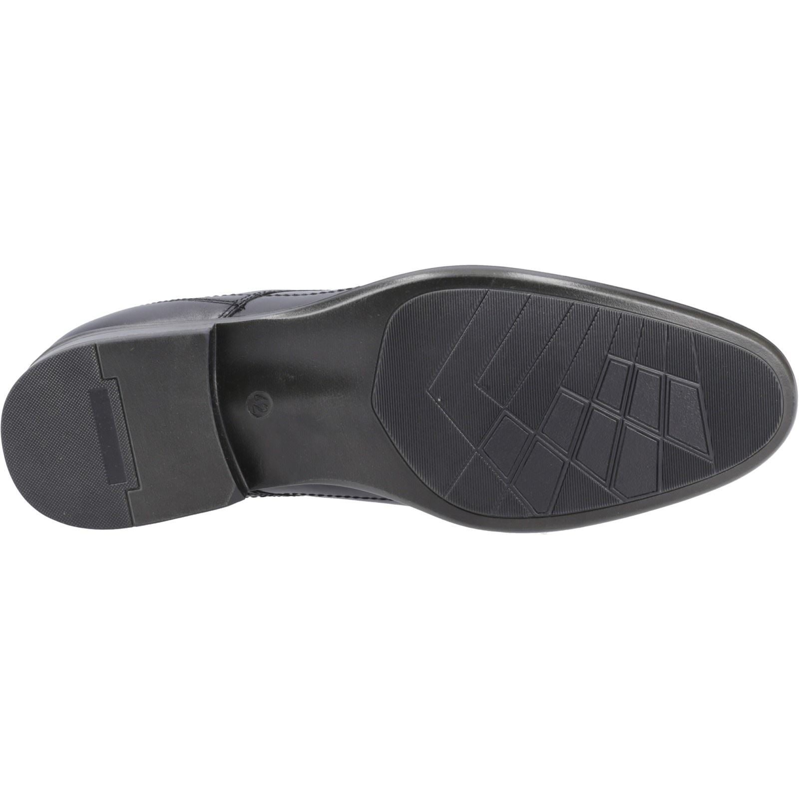 Pod Carl Leather Men's Black Lace-Up Shoes