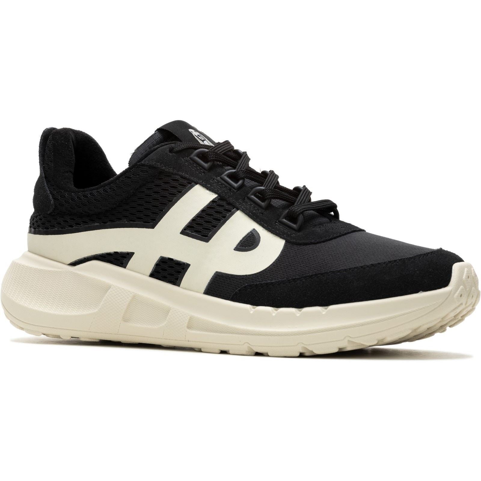 Hush Puppies Seventy8 Retro Runner Suede Men's Black Sneakers