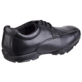 Hush Puppies Vincente Senior Leather Boys's Black Loafers