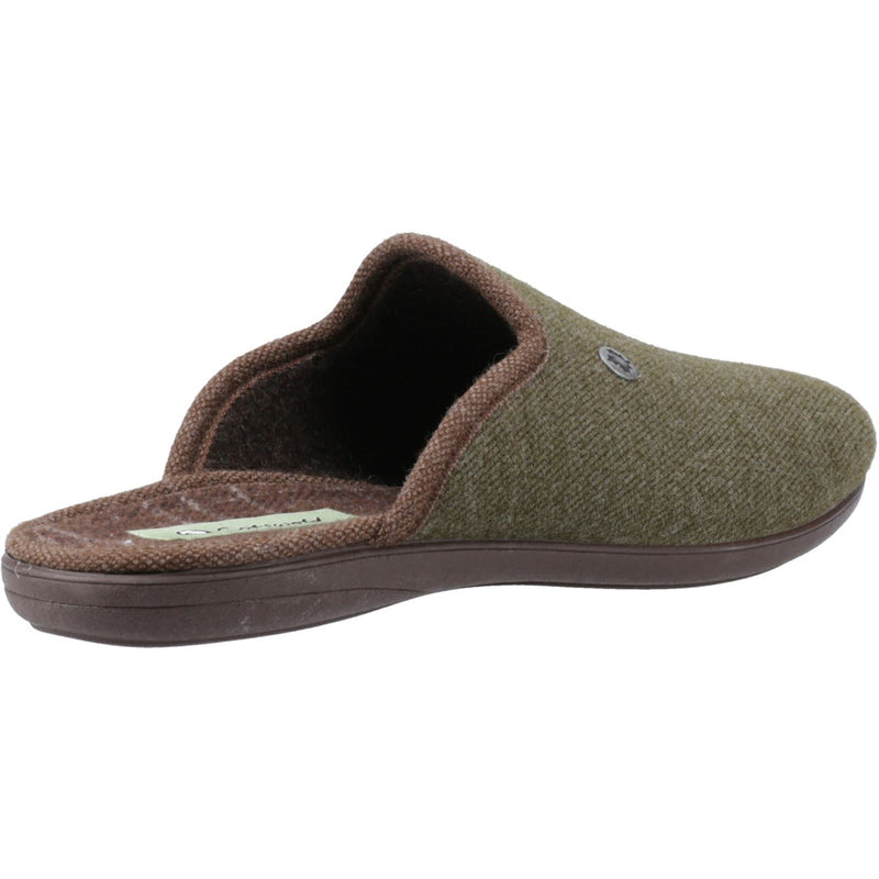 Cotswold Spelsbury Textile Men's Khaki Mules
