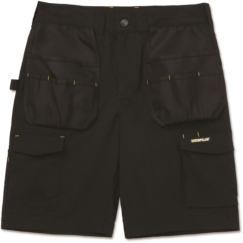 Caterpillar Nexus Holster Stretch Cotton Men's Black Work Shorts