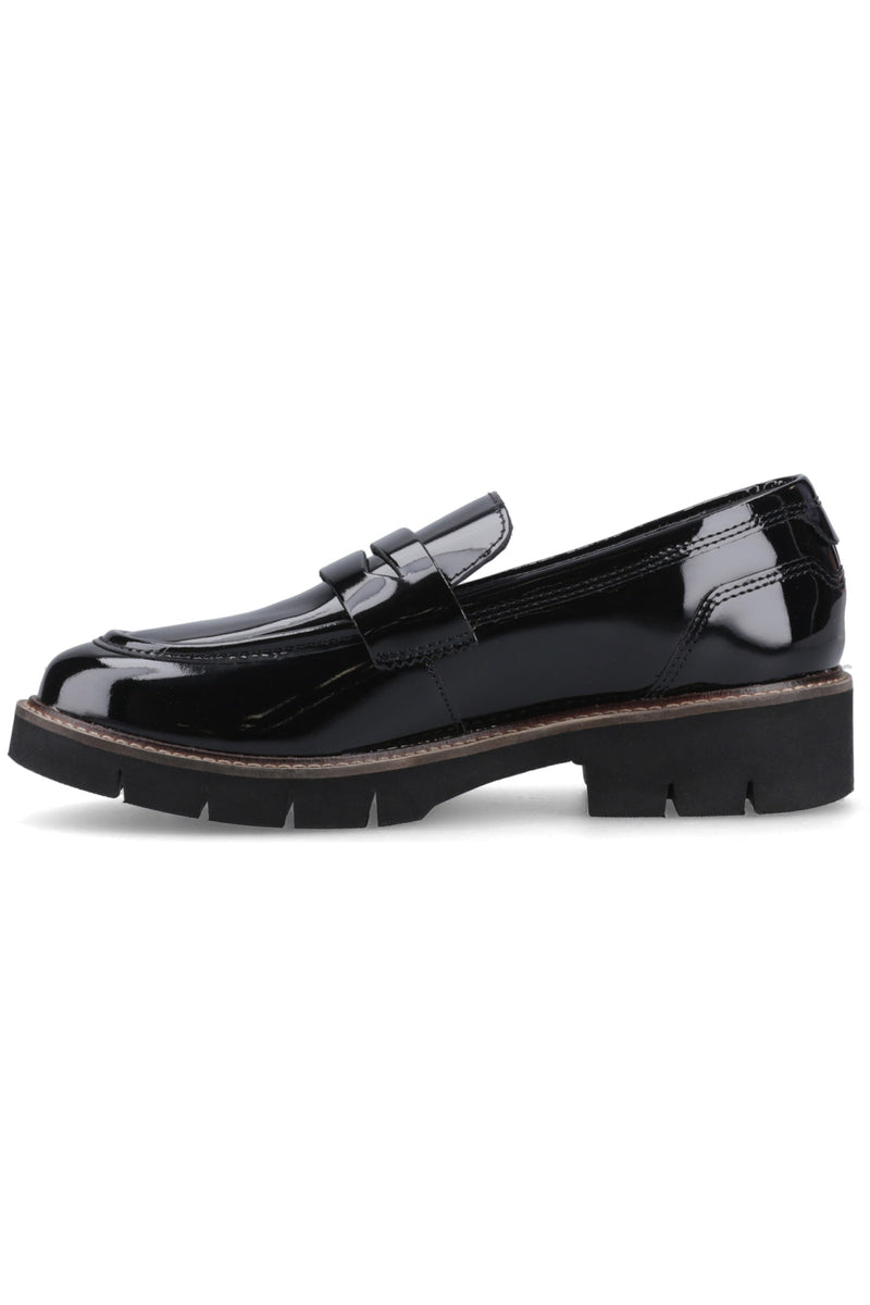 Pod Kaltin Patent Leather Women's Black Loafers