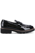 Pod Kaltin Patent Leather Women's Black Loafers