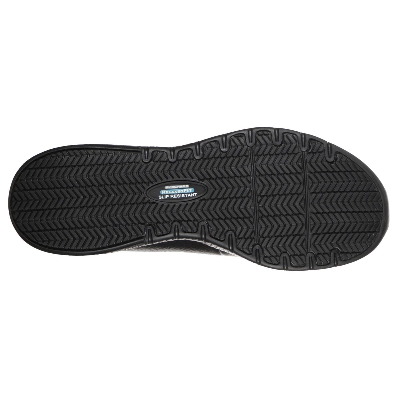 Skechers Workwear Marsing Gmina Leather Women's Black Safety Sneakers