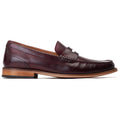 Base London Garfield Leather Men's Bordo Loafers