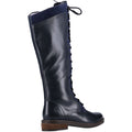 Hush Puppies Rudy Leather And Suede Women's Navy Boots