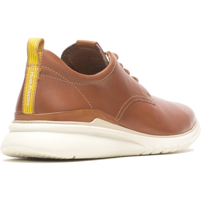 Hush Puppies Advance Lace Up Leather Men's Tan Lace-Up Shoes