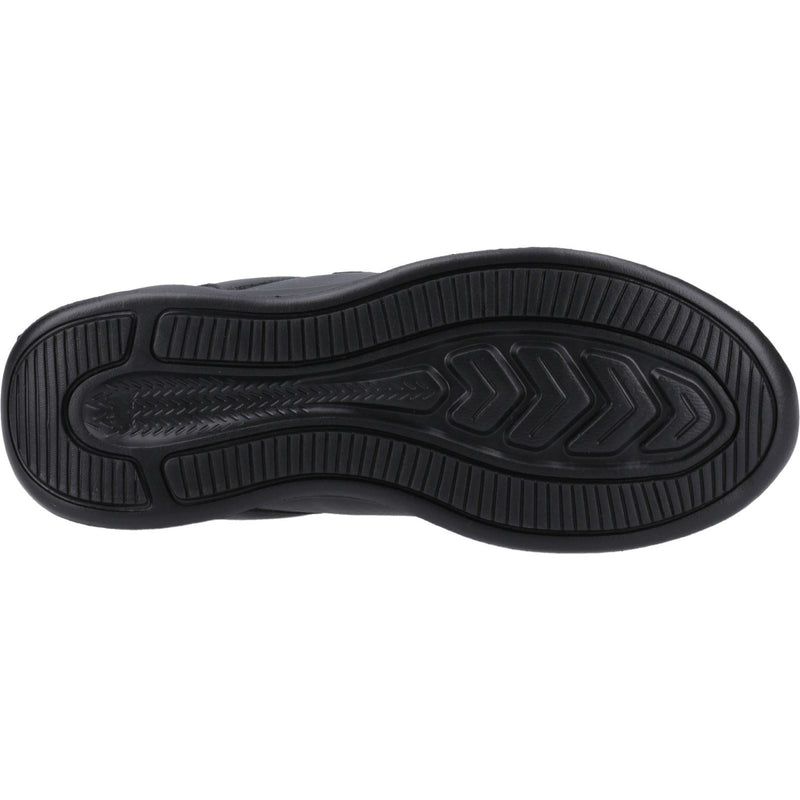 Hush Puppies Marling Easy Senior Black Shoes - US 8