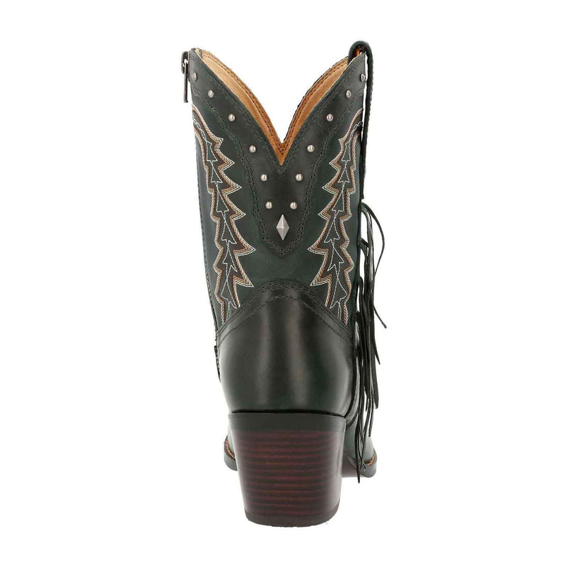 Durango Crush Bootie Leather Women's Saddle Brown/Denim Blue Boots