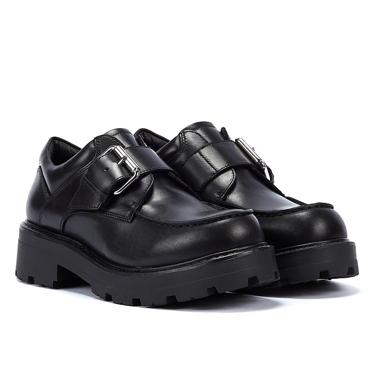 Vagabond Cosmo 2.0 Monk Women's Black Comfort Shoes