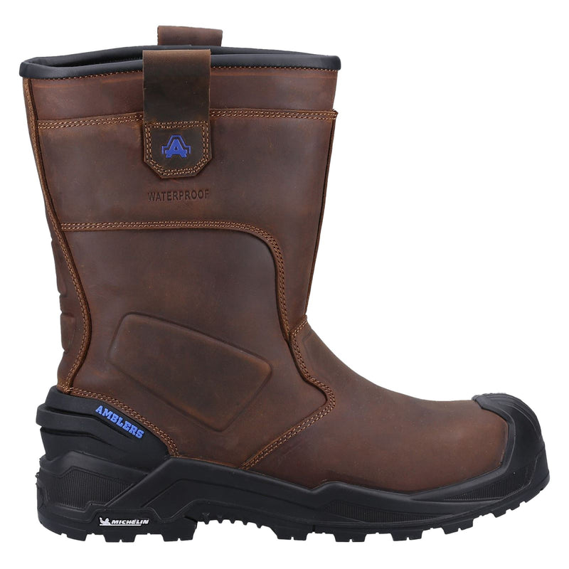 Amblers Safety 983C Leather Brown Safety Boots