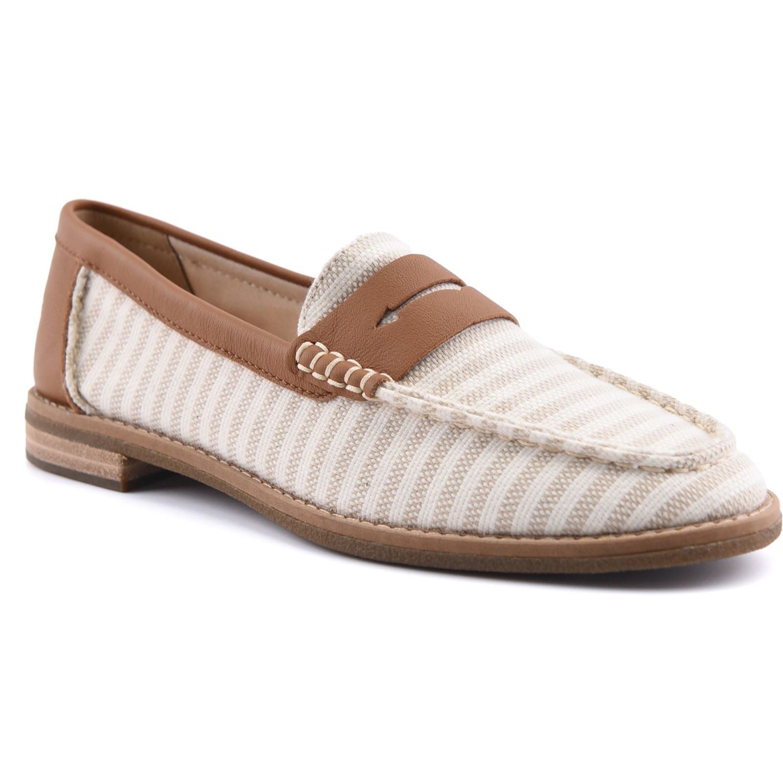 Sperry Beige and White Loafers Gold Cup™ Driver Loafer - Cream | Sperry main image 4