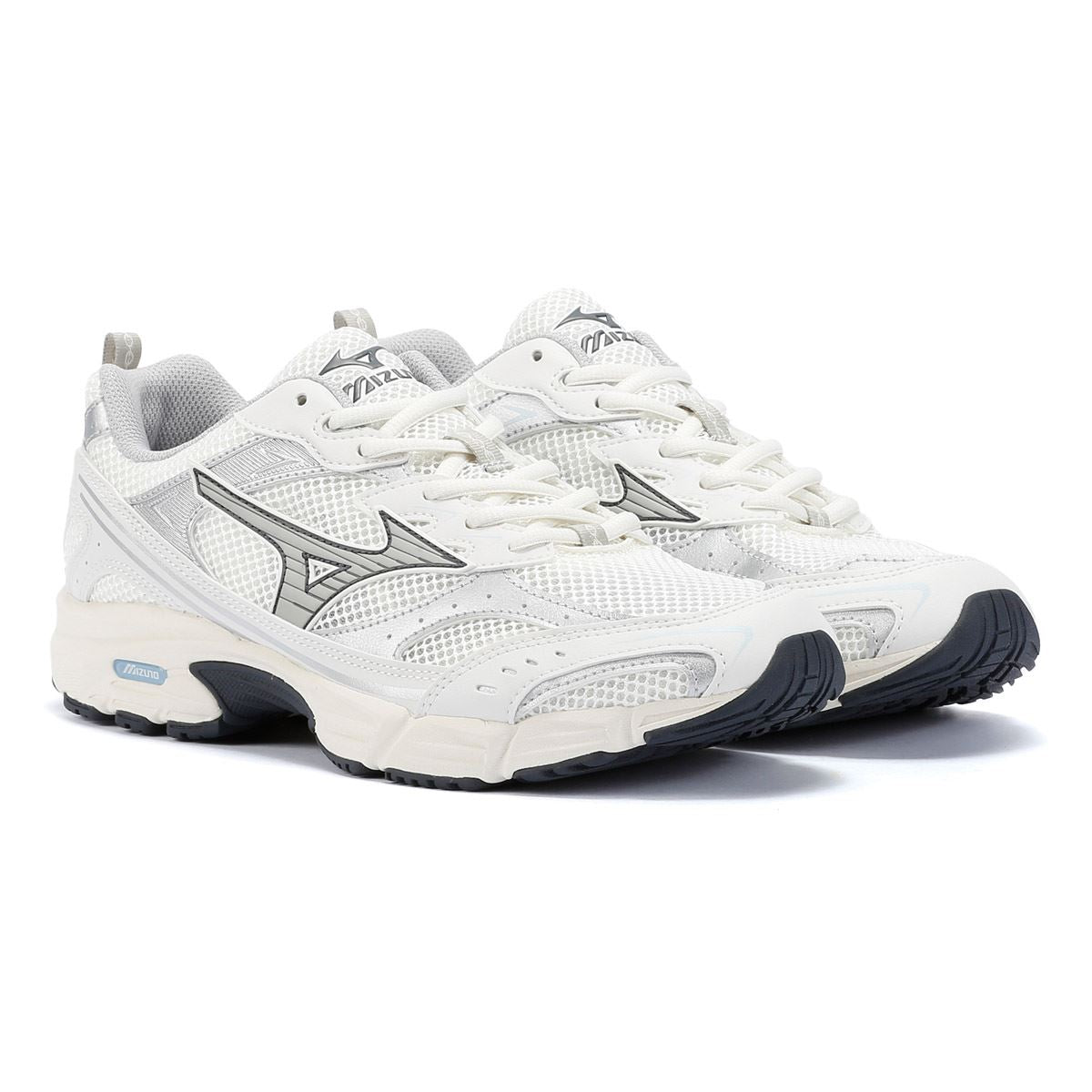 Mizuno MXR Sport White/Silver Sneakers – Tower-London.US