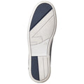 Base London Stern Leather Men's Navy Boat Shoes
