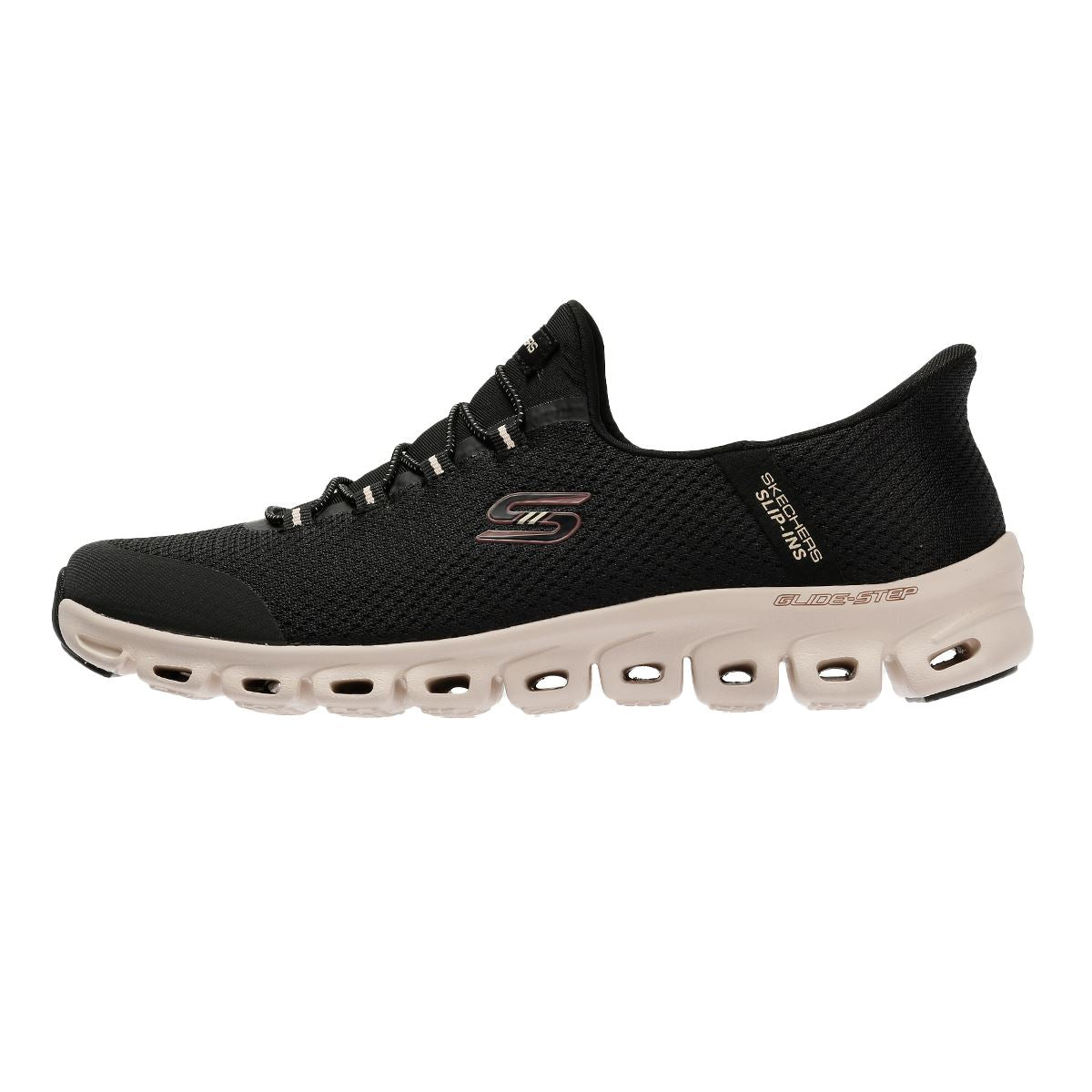 Skechers Slip-Ins Glide Step Vibey Mesh Women's Black Sneakers