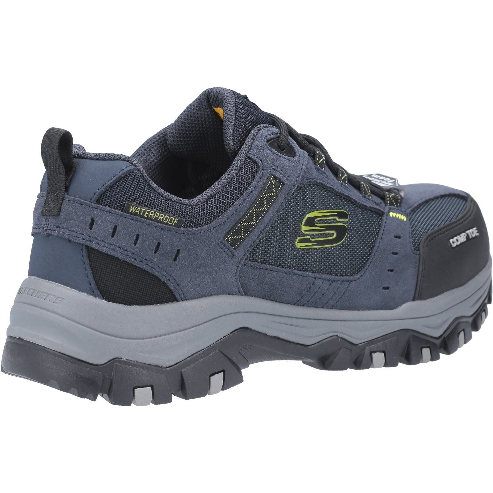 Skechers Workwear Greetah Suede Men's Navy/Black Safety Sneakers