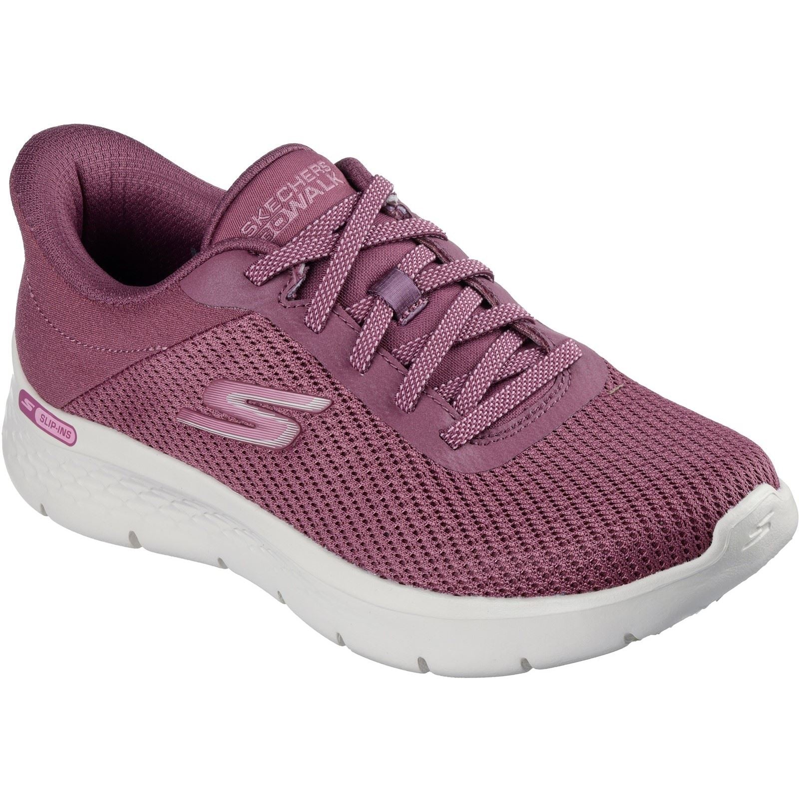 Skechers Go Walk Flex Textile Women's Burgundy Sneakers