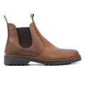 Barbour Patton Leather Men's Tan Chelsea Boots