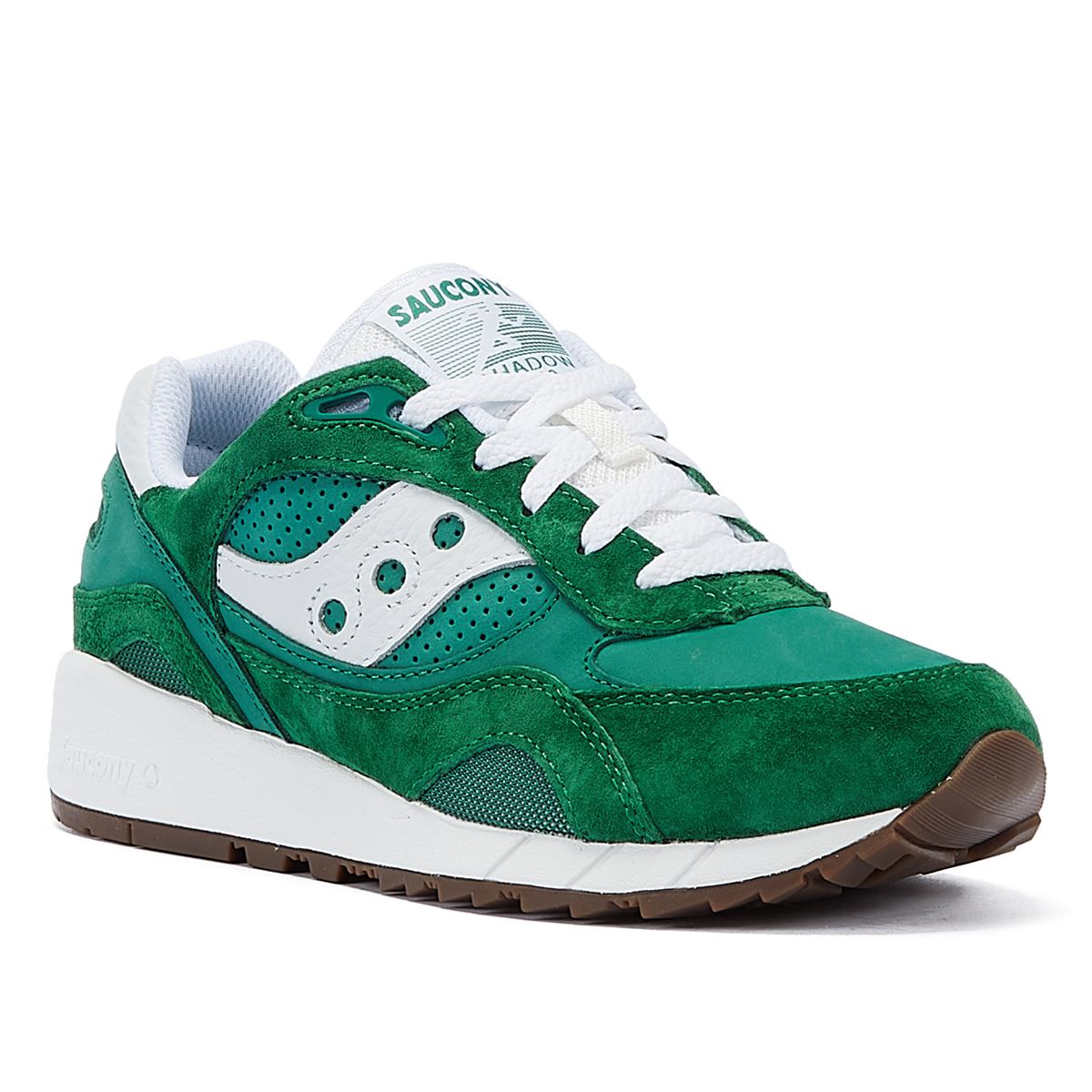 Saucony Shadow 6000 Green/White Sneakers