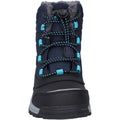 Hi-Tec Leo Nylon Bluenights/Black/Peacock Blue Winter Mid Calf Boots