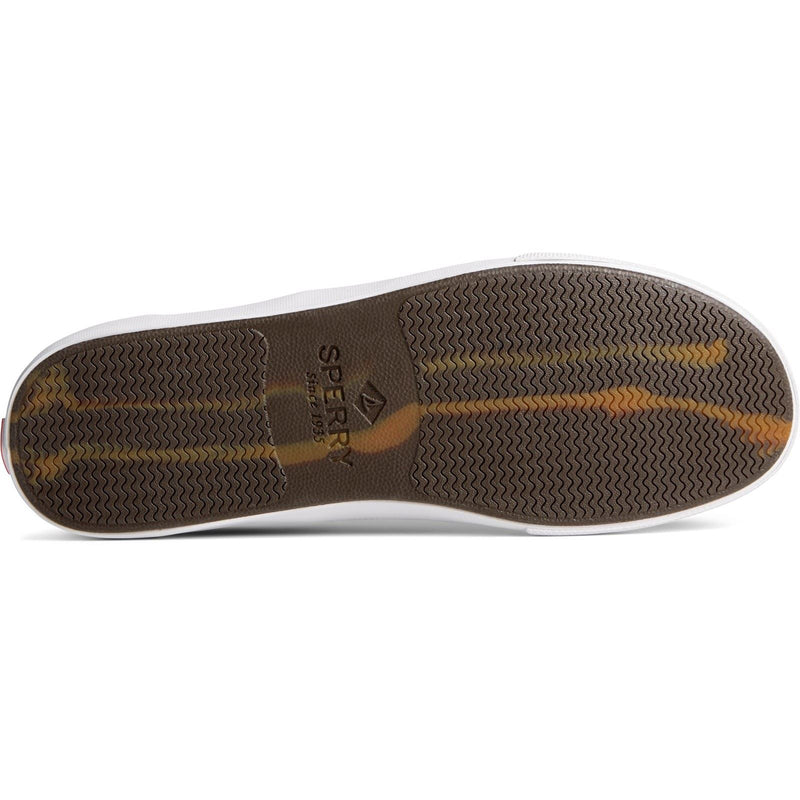 Sperry Striper II CVO SeaCycled Salt-Washed Twill Uppers Men's Grey Sneakers