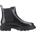 Hush Puppies Raya 2 Leather Chelsea Leather Women's Black Flat Chelsea Boots