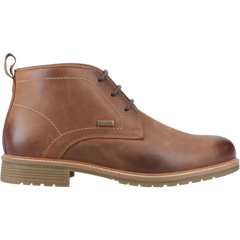 Hunter Jura Leather Men's Dark Tan Ankle Boots