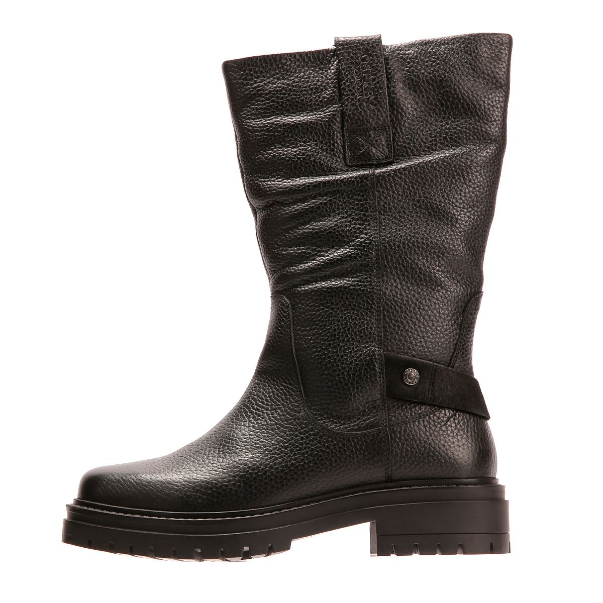 Osprey London The Gabarron Leather Women's Black Boots