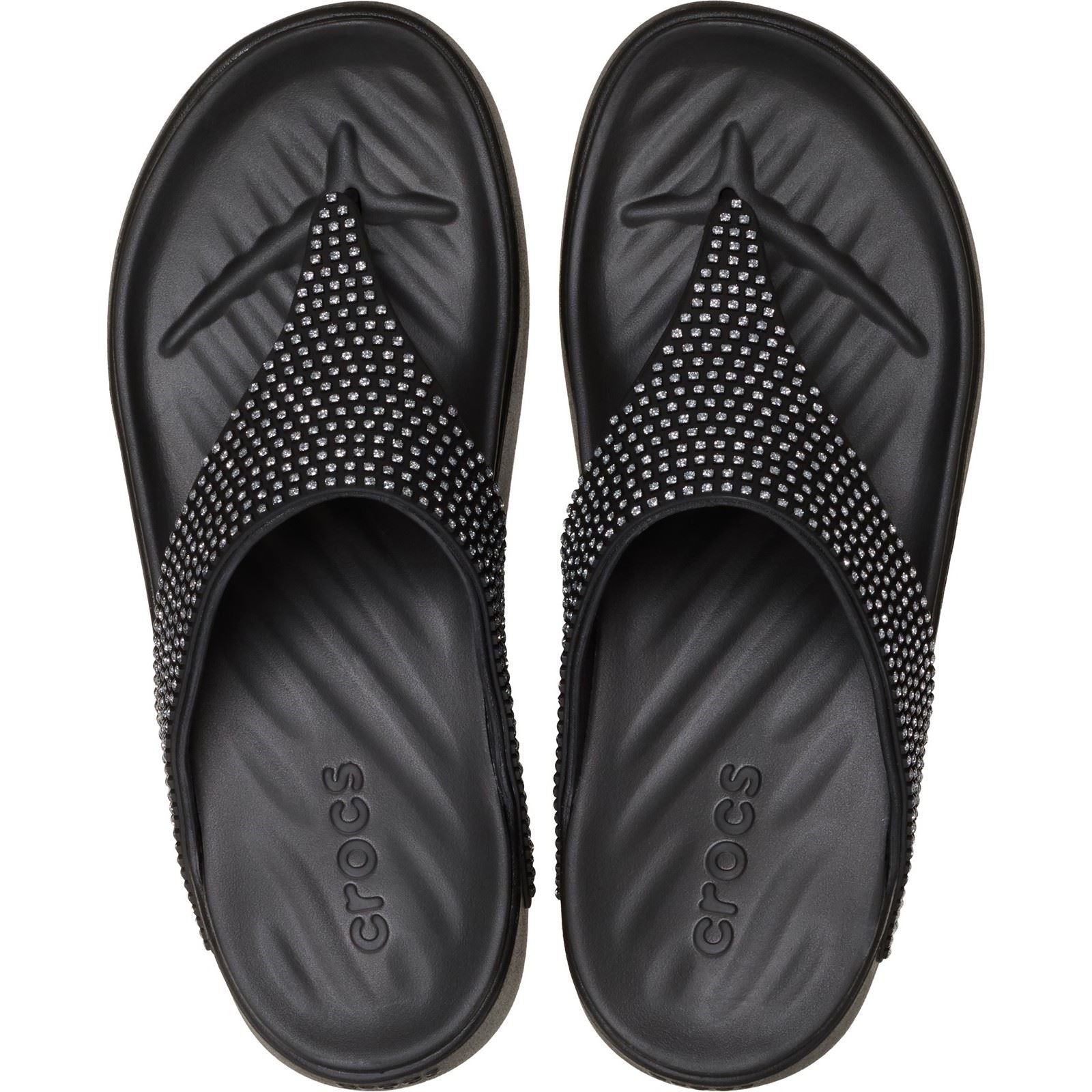 Crocs Getaway Triangle EVA Women's Black Sandals