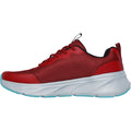 Skechers Edgeride Rekze Textile Men's Burgundy/Grey Trainers