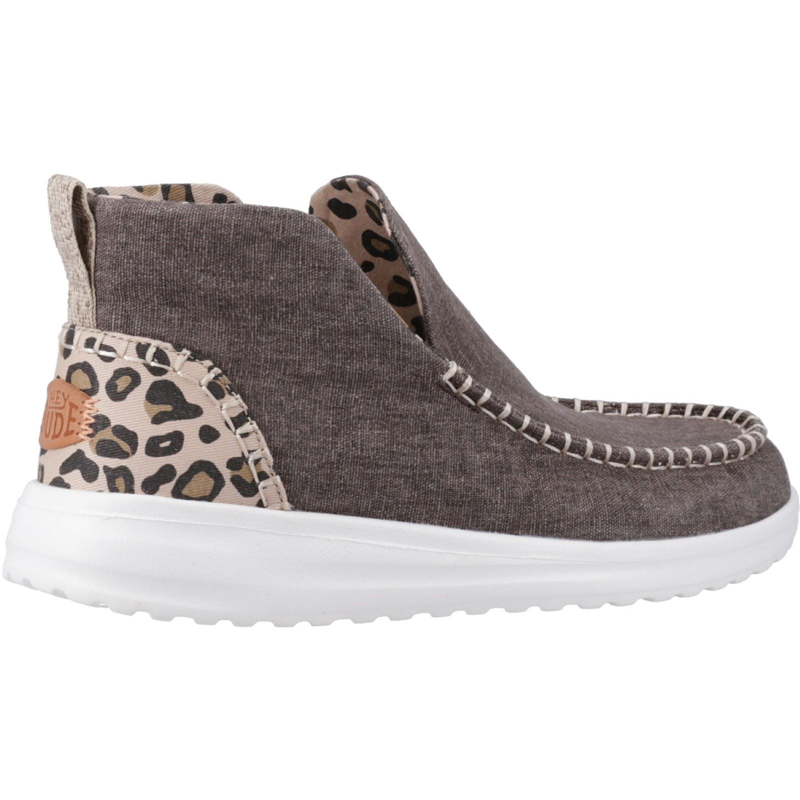 HEYDUDE Denny Cotton Women's Leopard Boots