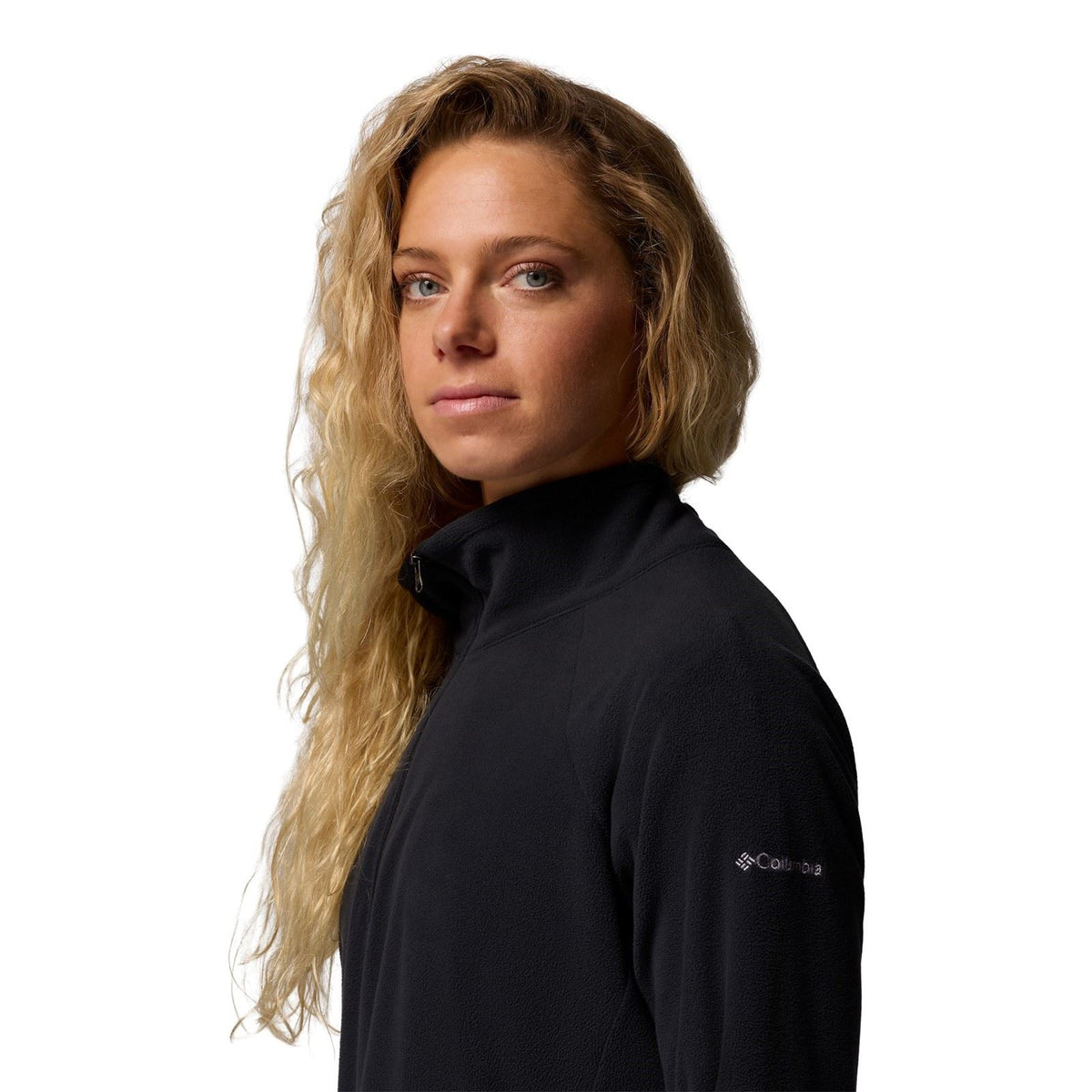 Columbia Glacial IV 1/2 Zip Polyester Women's Black Fleece Pullover