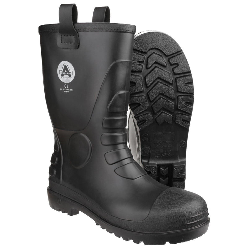 Amblers Safety FS90 PVC Black Wellington Boots